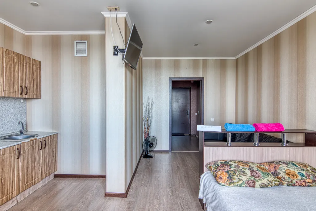 Прекрасная квартира на 15 этаже с видом на город