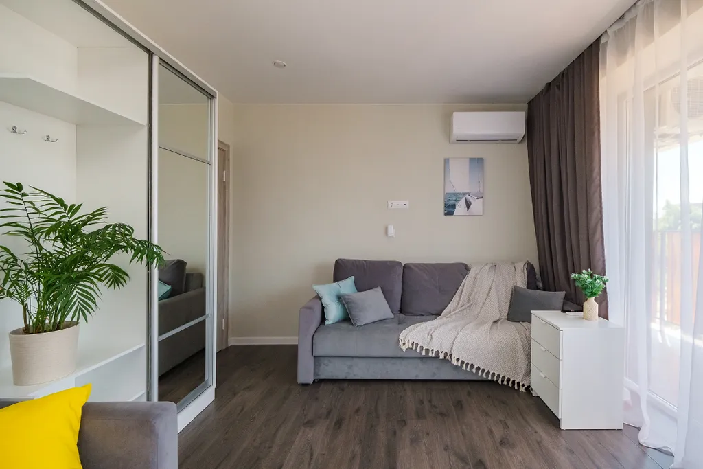 Просторная квартира на берегу моря