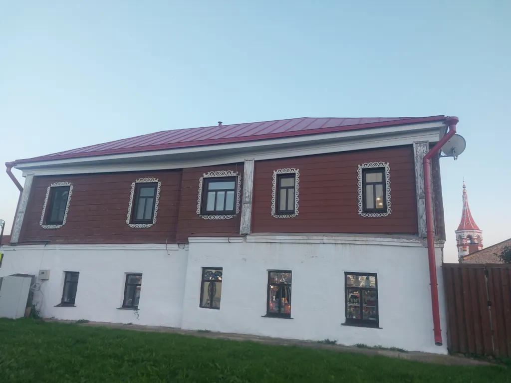 Часть дома в центре города с видом на достопримечательность