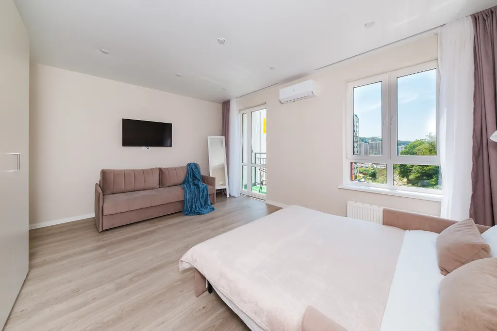 1-комнатная квартира для компании или семьи с детьми, парковка