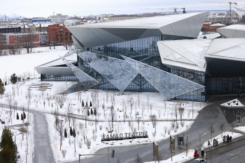 Студия в центре - озеро Кабан, театр Камала