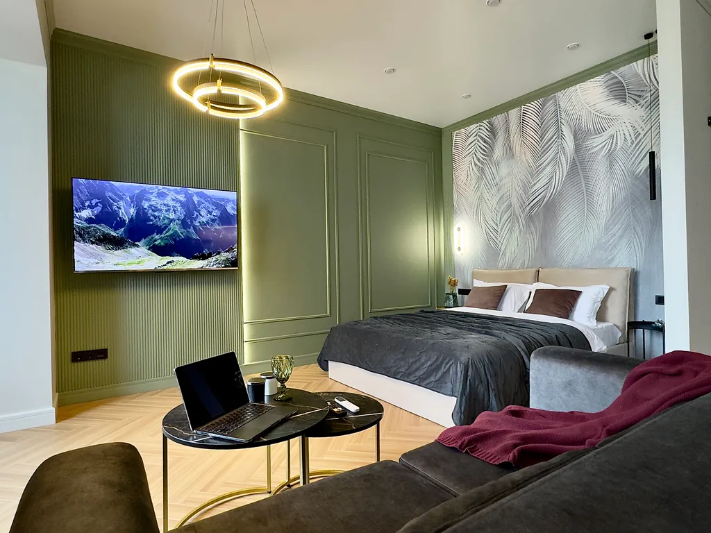 Квартира Просторная студия с видом на горы — аренда посуточно в Алматы