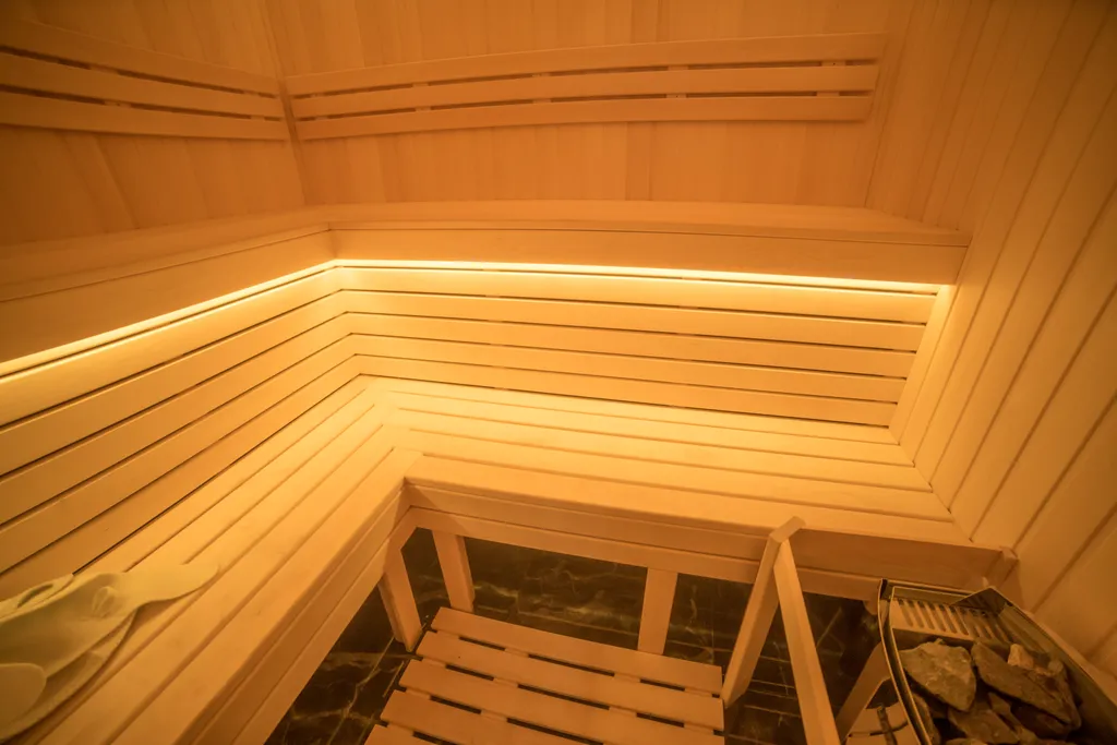 Роскошный дом с бассейном и сауной