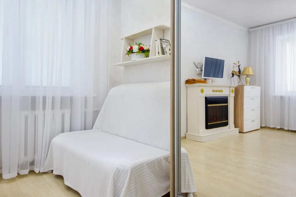 Уютная квартира с камином