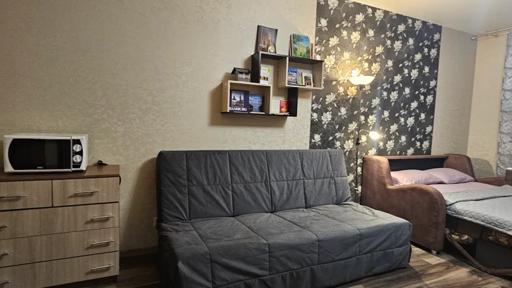 Квартира Уютная студия вблизи метро Парнас — аренда посуточно в Парголово