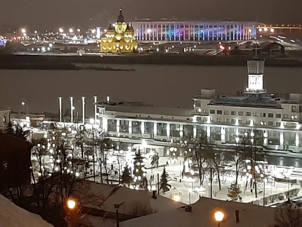 Квартира Квартира-студия с лучшим видом из окна в столице закатов — Нижний Новгород