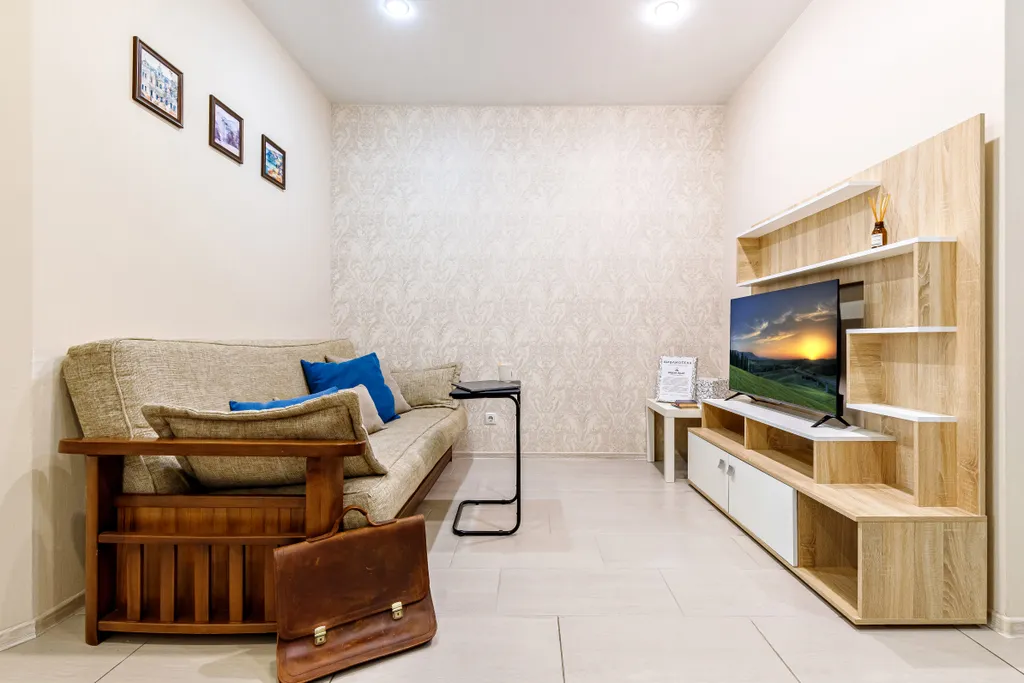 Квартира Квартира Евродвушка в центре, жк «большой», балкон с рабочим местом, чисто — Краснодар