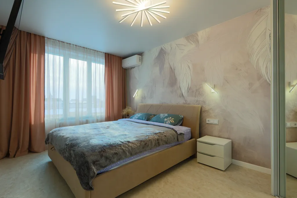 Двухкомнатная с балконом в новом доме