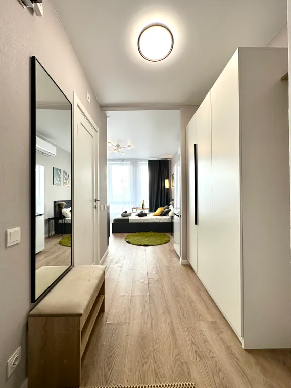 Уютная студия с видом на реку