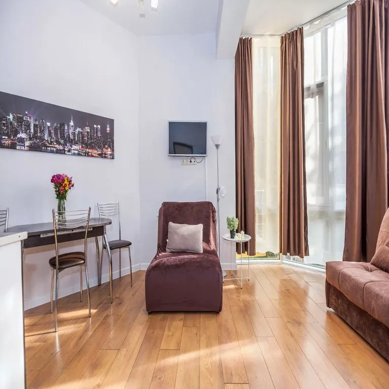 Квартира Квартира Просторная студия у моря с теплым бассейном — Сириус