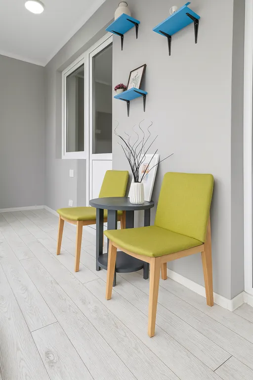 Апартамент с красивым балконом