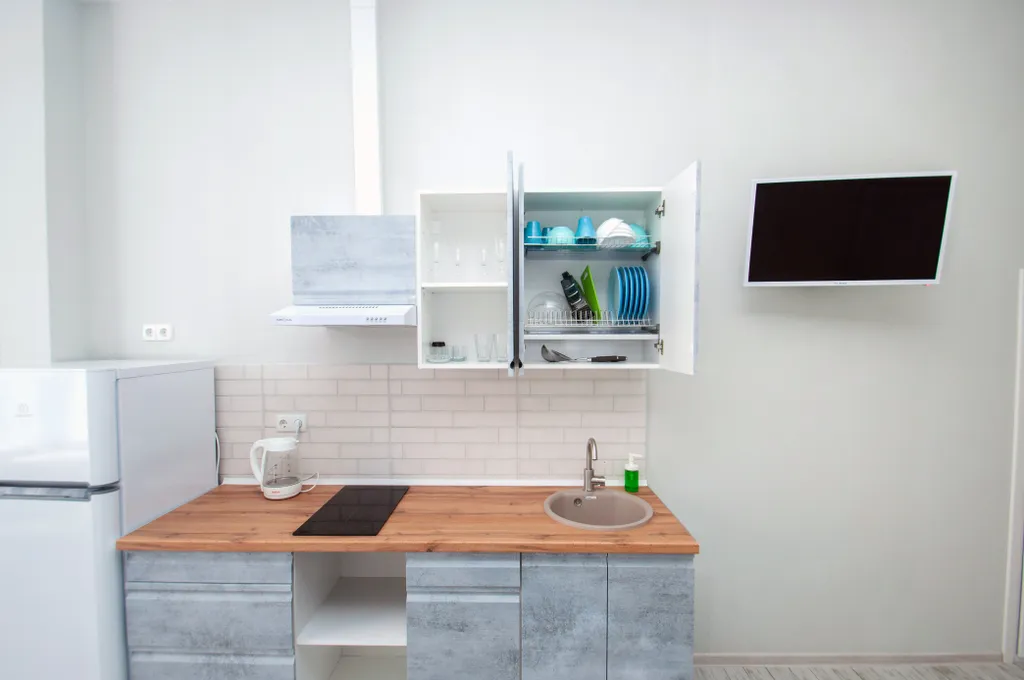 Номер студия на первом этаже