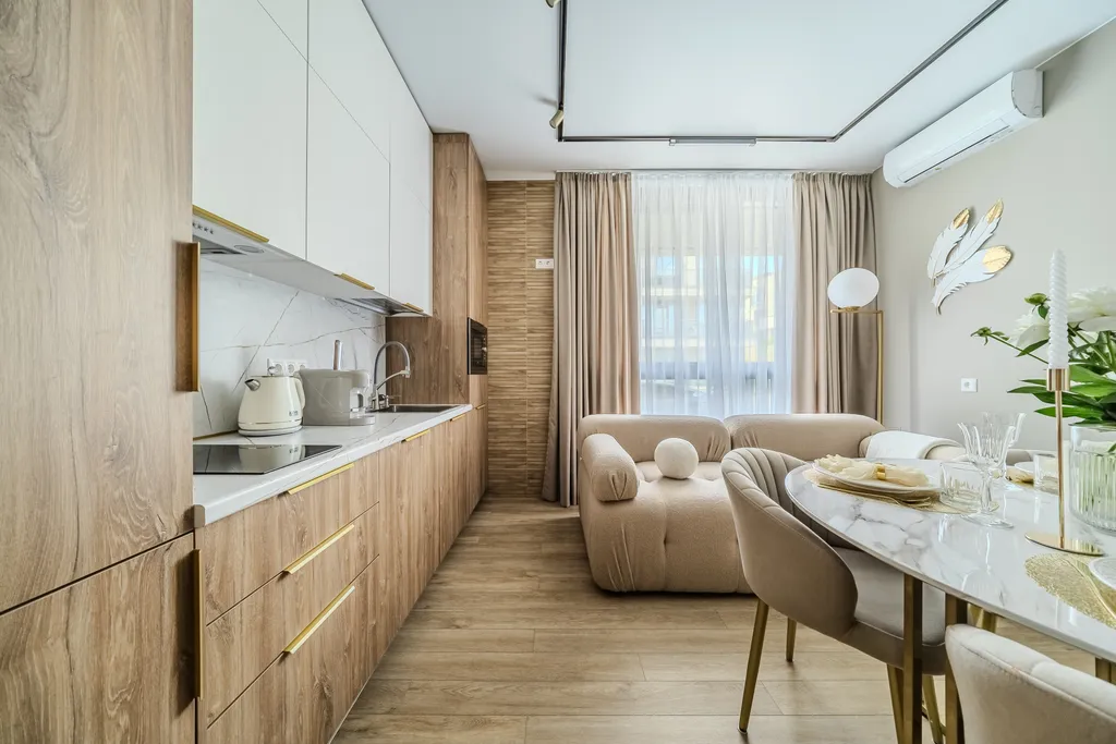 Охтаинн 6-1 с 2 спальнями с сауной и балконом