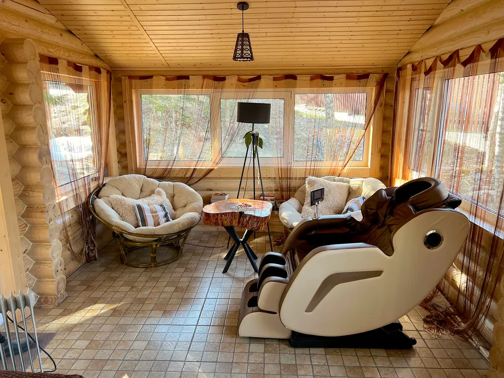 Коттедж Коттедж Уединённый лесной комплекс Финский Лес у моря — Приморск