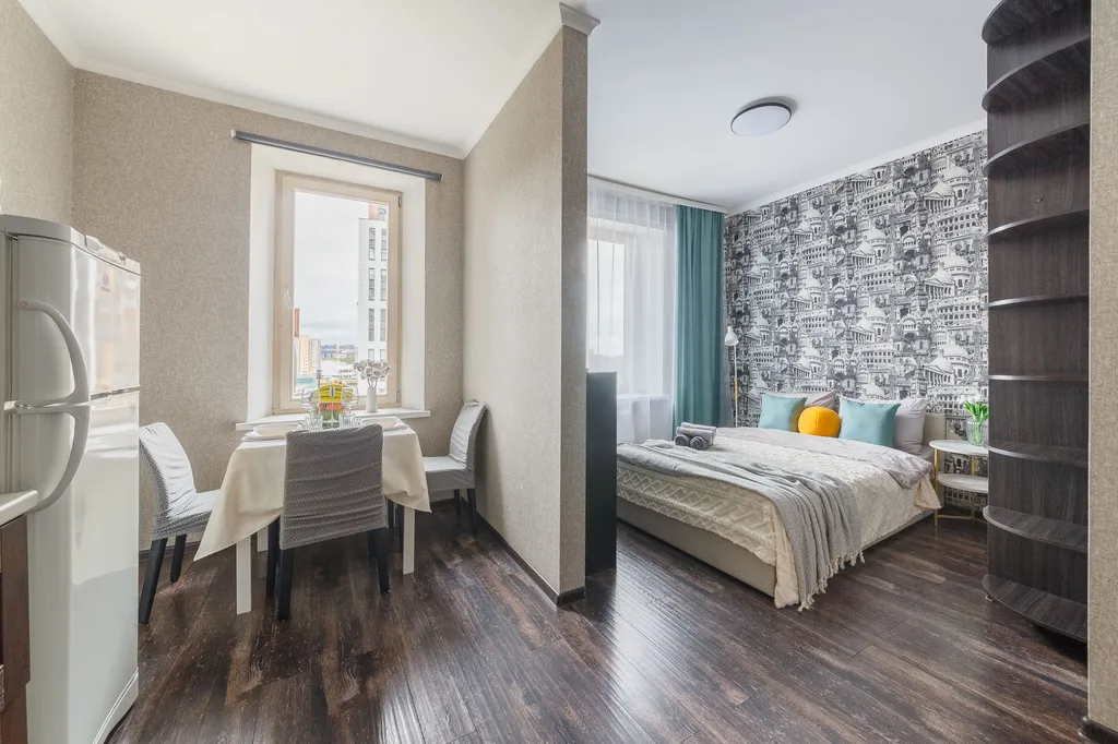 Стильная и функциональная квартира-студия возле метро Коммунарка