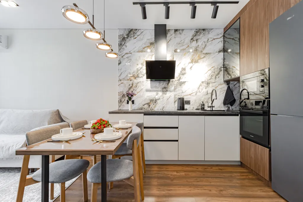 Стильная квартира с видом на Барыс Арена