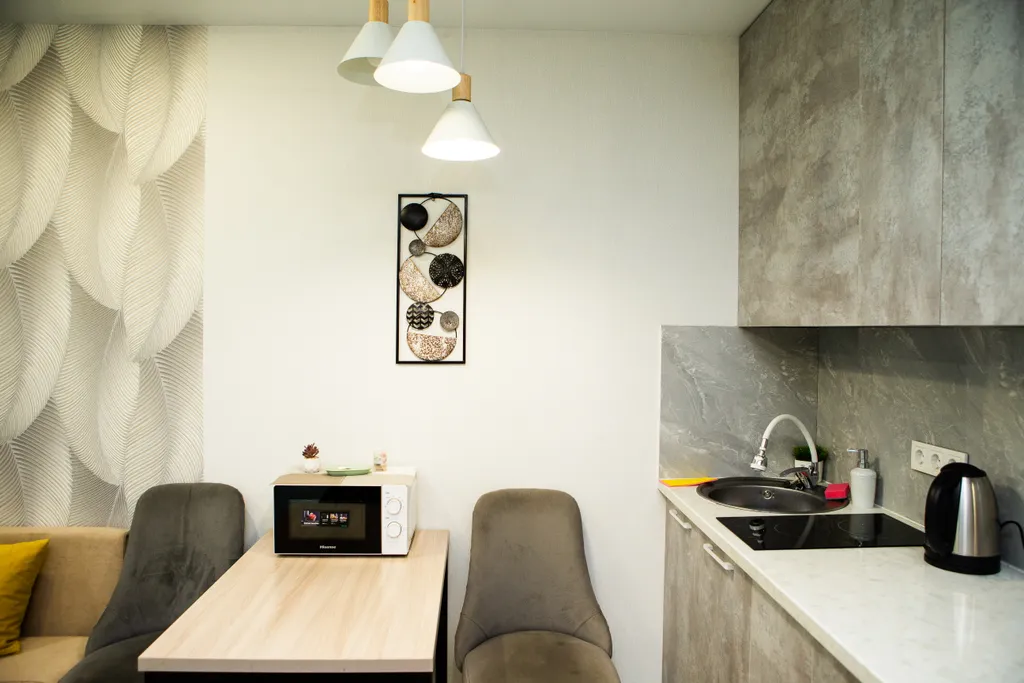 Светлые апартаменты со свежим ремонтом