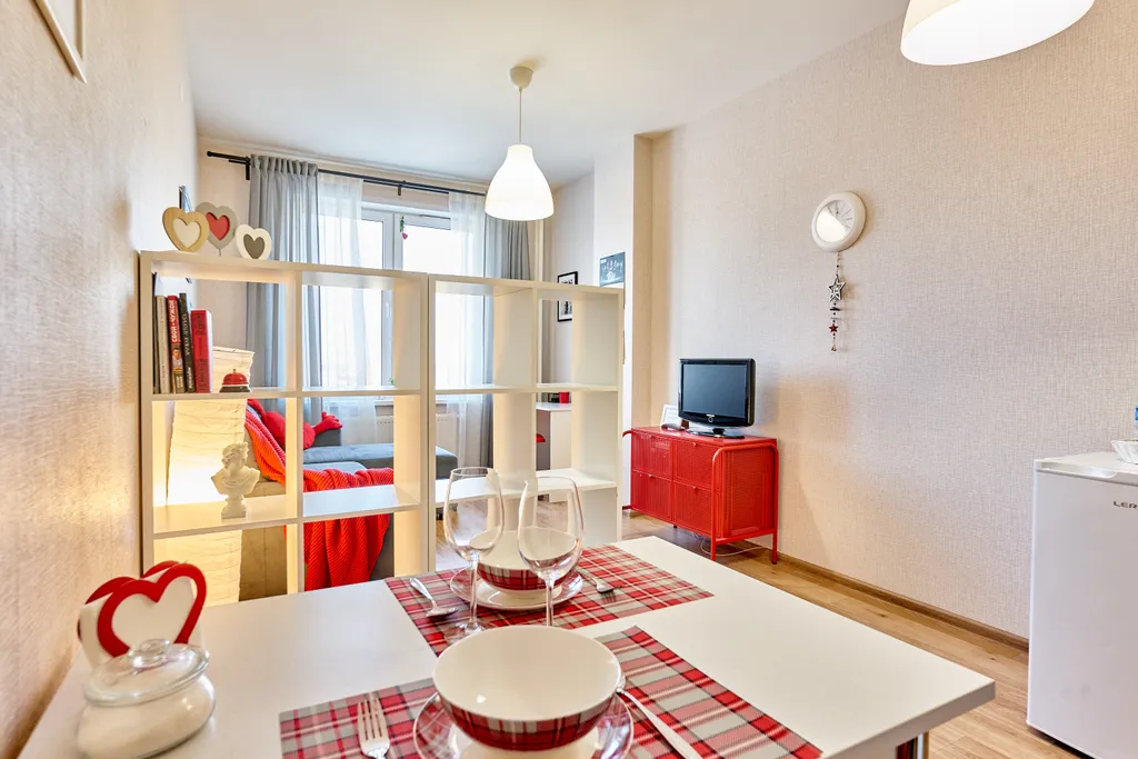 Романтика- евро-двушка с прекрасным видом в центре города