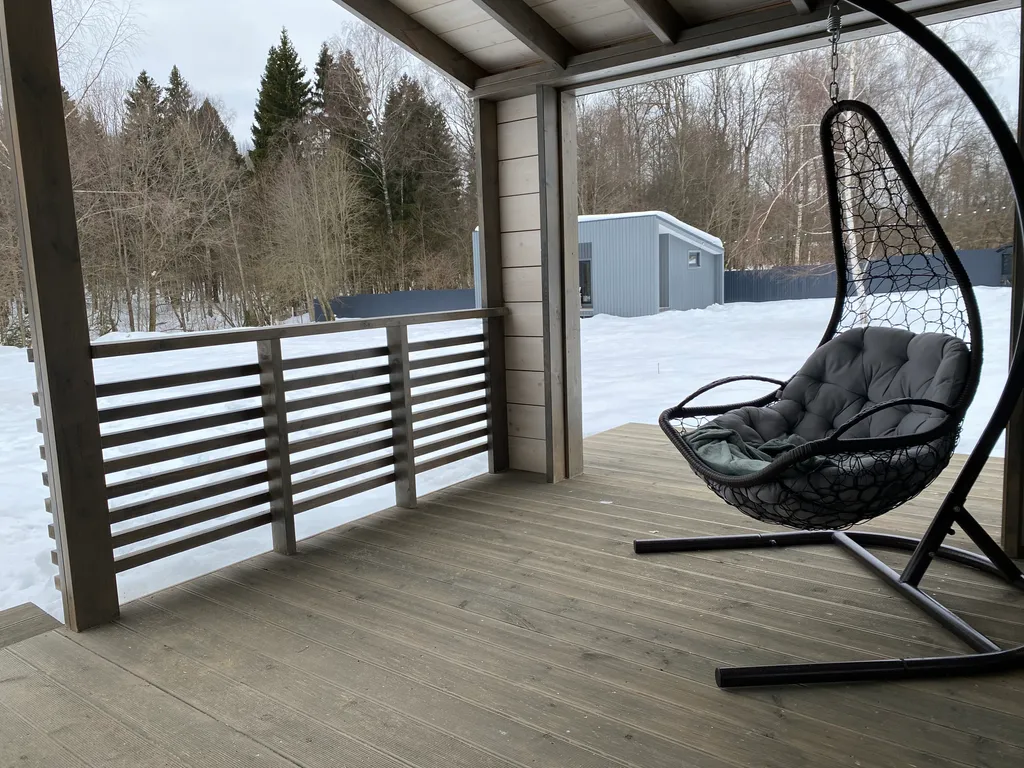 Лисий домик с камином