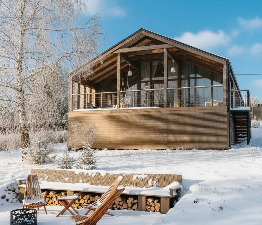 Загородный дом с банным чаном