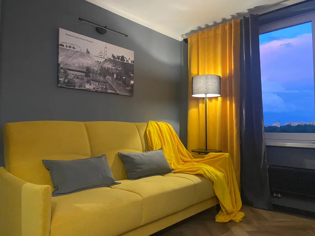 Квартира Стиль и авторский дизайн, с видом на парк — аренда посуточно в Тобольск