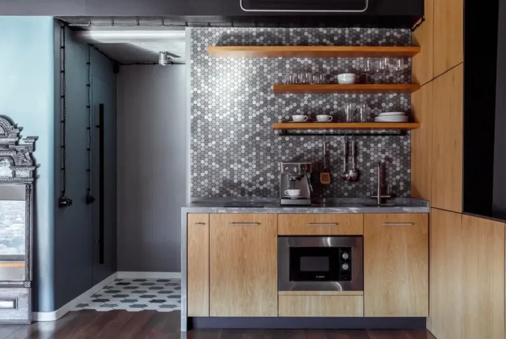 Панорамные окна с видом на гору