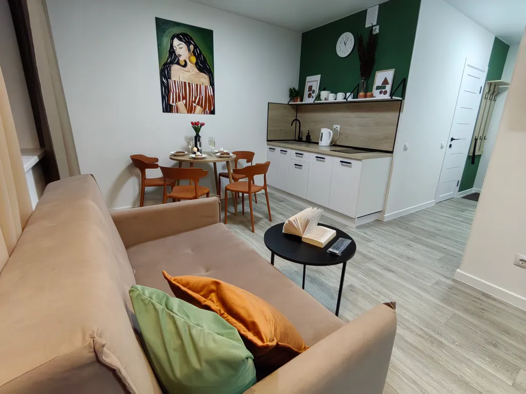 Квартира Уютная студия в новом микрорайоне ЖК Домашний — Тюмень