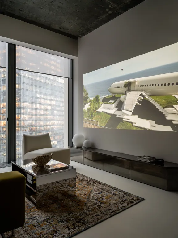 Стильный апартамент с видом на башни