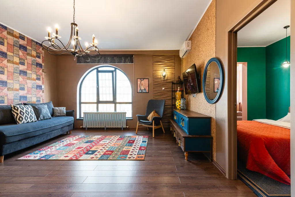 Атмосферная, яркая квартира в районе ТРЦ Мега