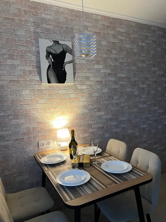 Шикарные апартаменты с белоснежными полотенцами и постельным бельем