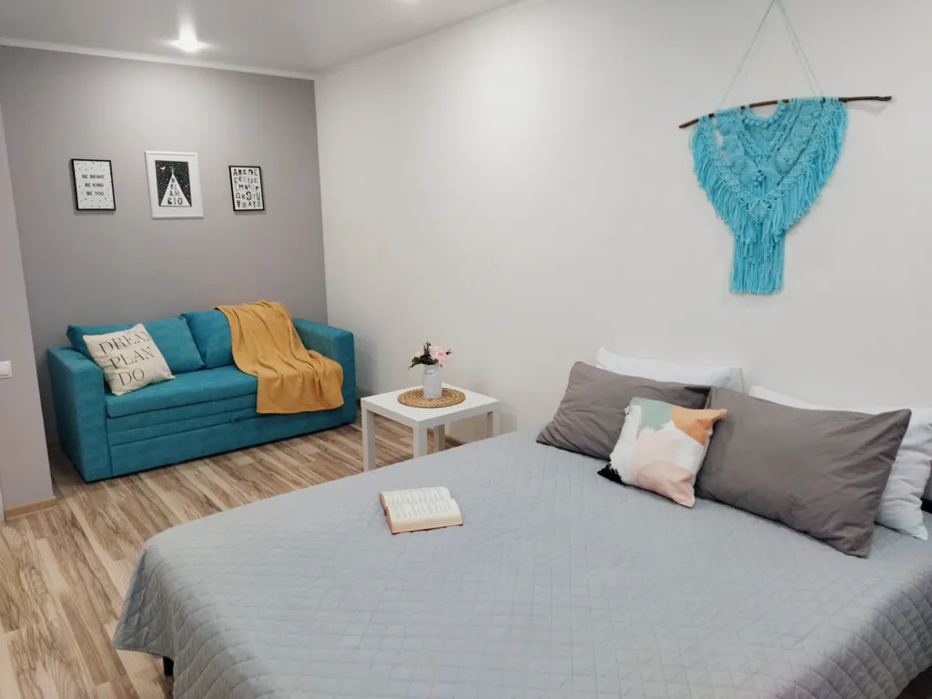 Новые апартаменты в скандинавском стиле с кондиционером