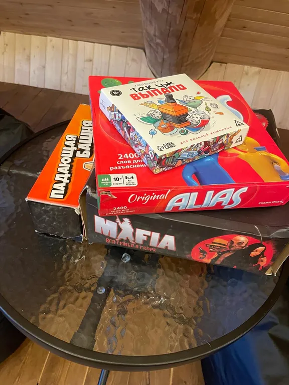 Дом из цельного массива с баней