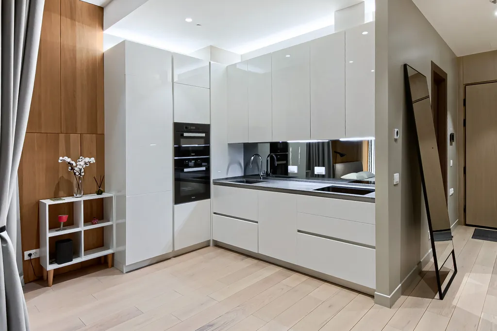 Нежная студия с видом на Москва Сити, гостиничный сервис