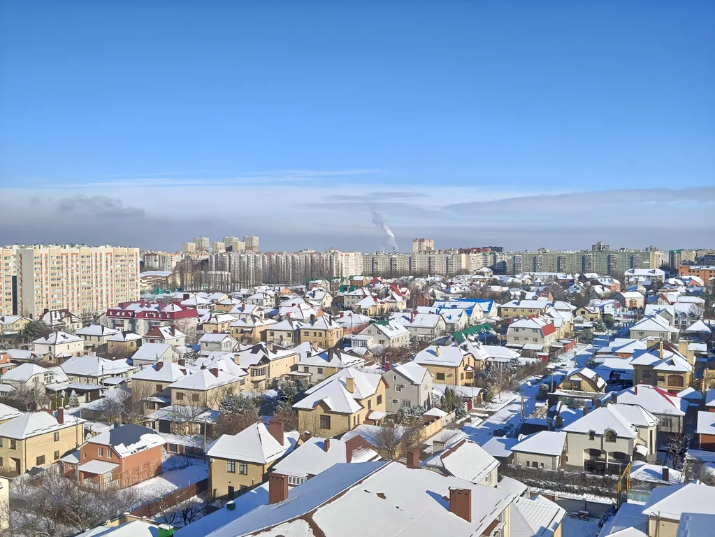 Светлая квартира с панорамой на южную часть города