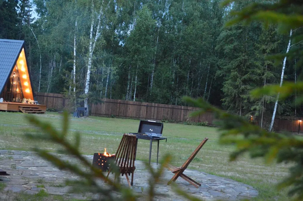 Коттедж Домик Березовый на территории 30 соток — Черноголовка