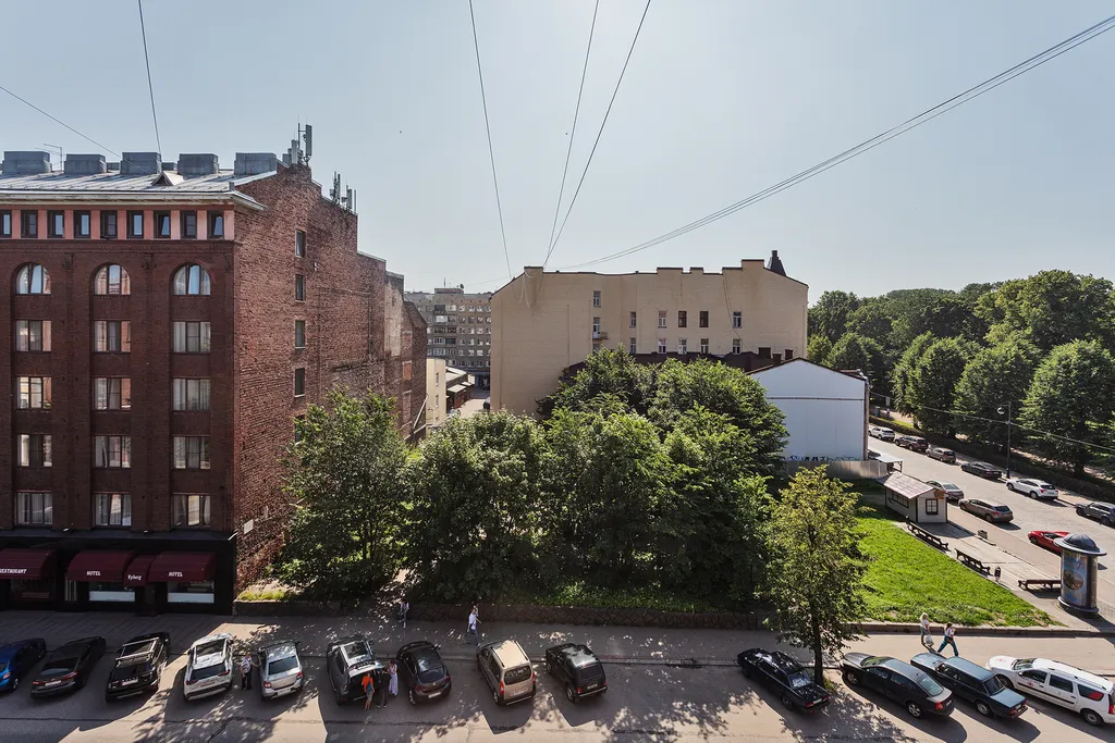 J&N Apartments Четырехместная студия с видом на парк