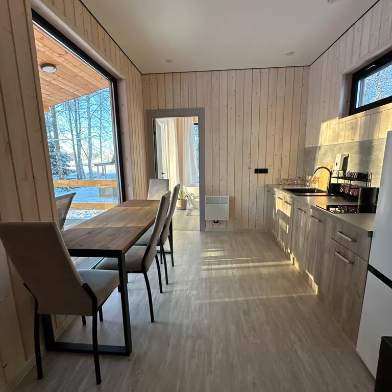 Коттедж Домик с панорамной ванной на озере Вуокса — Беличье