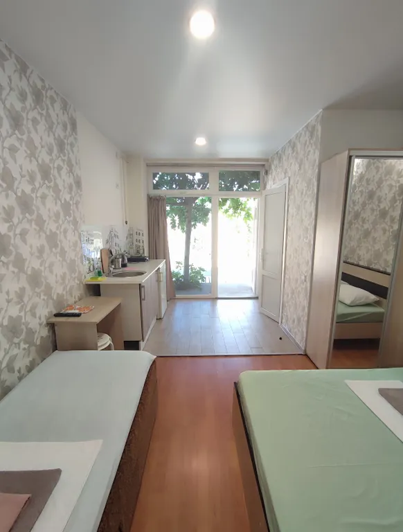 Студия на берегу моря со всеми удобствами