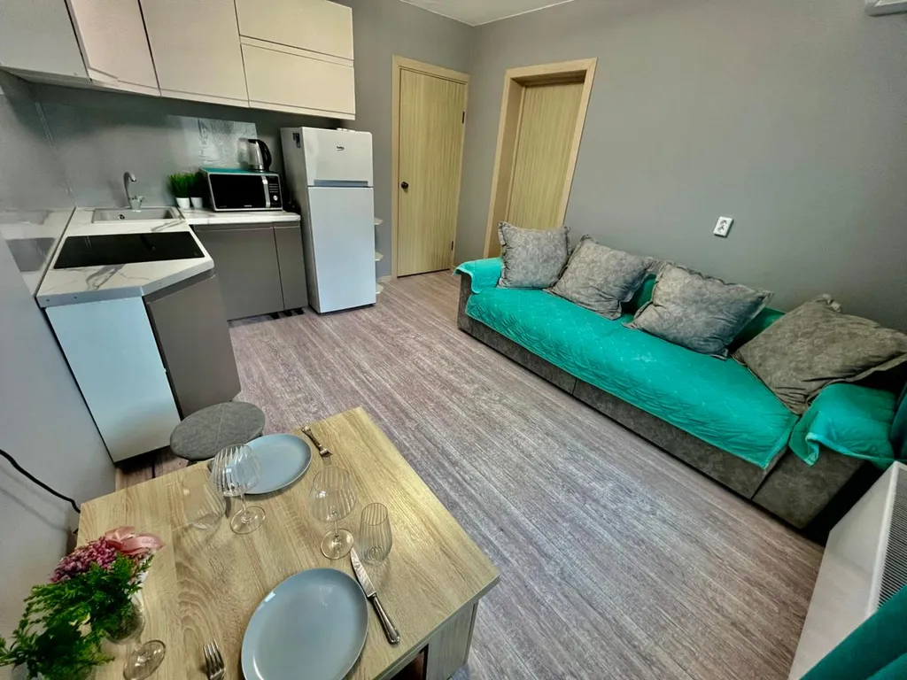 Квартира Уютная 1к квартира с кухней-гостиной и шикарным видом на море — Анапа