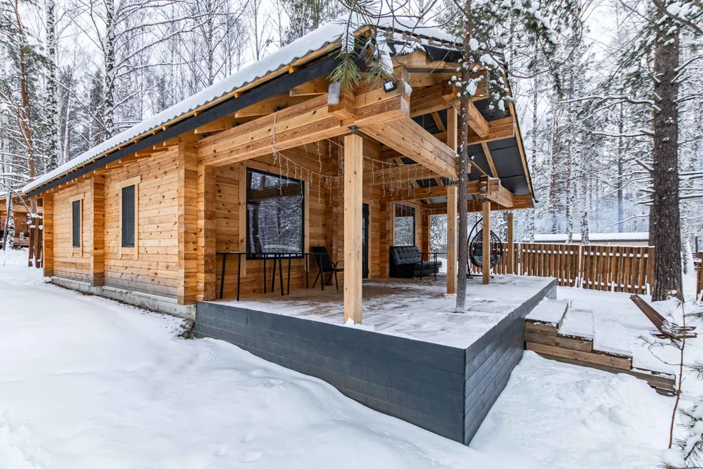 Коттедж Деревянная Эко-Вилла — аренда посуточно в Верхняя Пышма