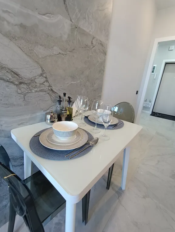 Апартамент BaltMarine с видом на море в доме на пляже