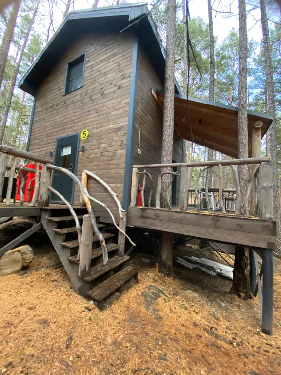 Домик на базе отдыха у озера Тургояк