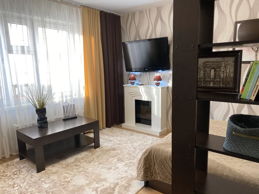 Однокомнатная квартира с баром-кухней