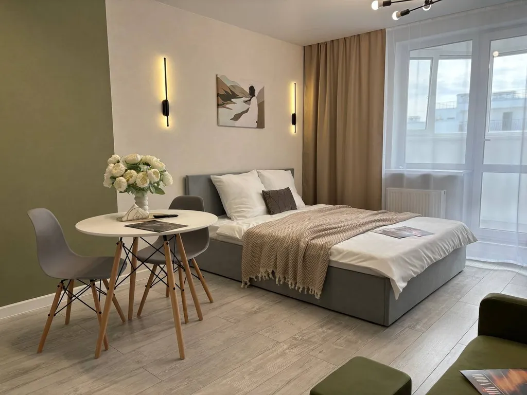 Квартира Квартира Эксклюзивная студия «Облако» рядом с самарскими термами — Самара