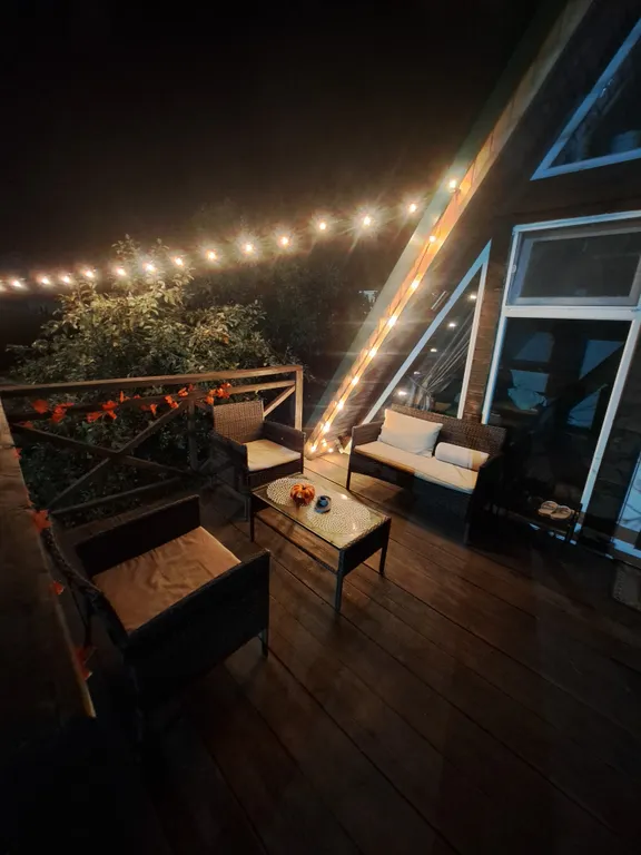 Уютная дача в стиле Афрейм