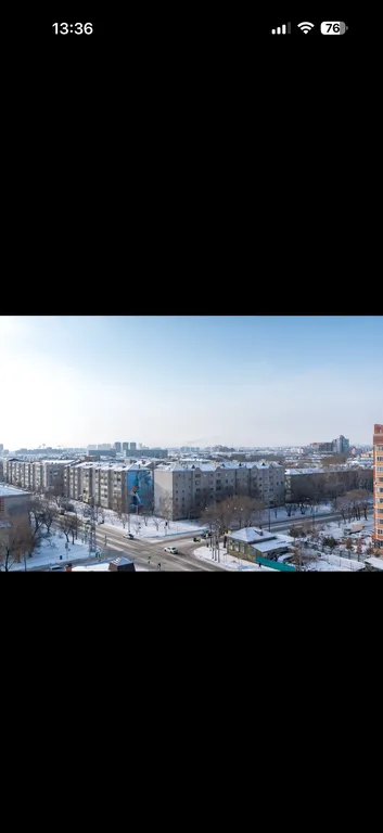 Квартира в центре города, на 10 этаже, с шикарным видом на город