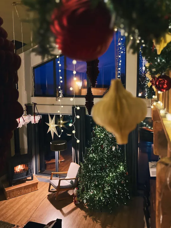 Дом с сауной и купелью с шикарным видом на озеро