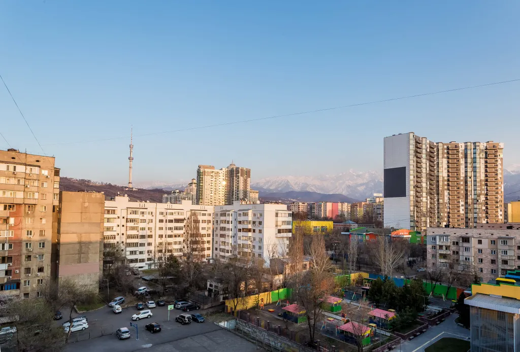 Квартира Двухкомнатная квартира, Посольство США — Алматы