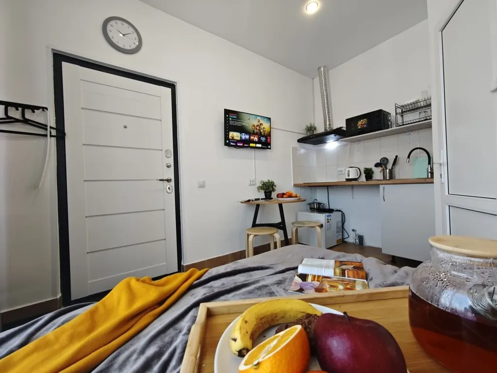 Прекрасная студия с новым ремонтом на двоих гостей