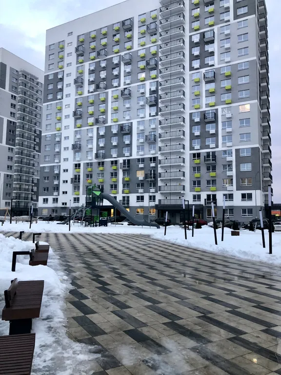 Просторная студия с красивым видом с высоты